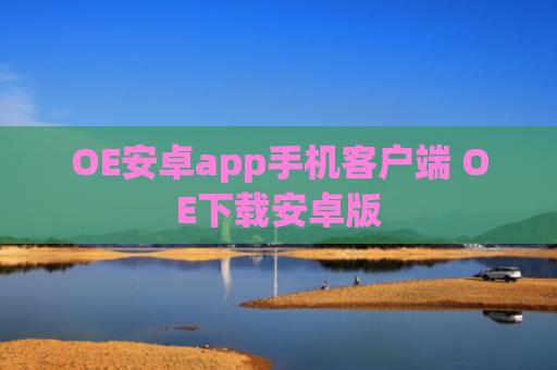 OE安卓app手机客户端 OE下载安卓版