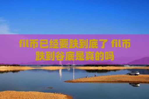 fil币已经要跌到底了 fil币跌到谷底是真的吗