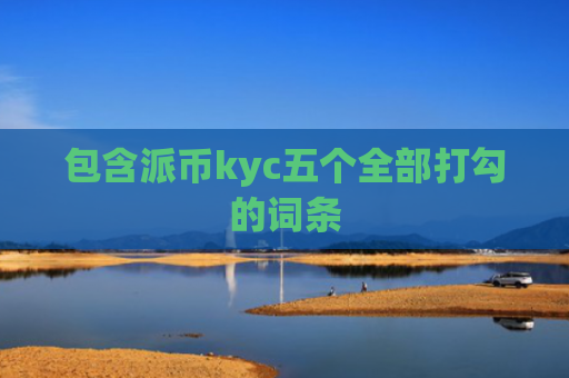 包含派币kyc五个全部打勾的词条