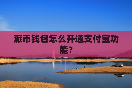 派币钱包怎么开通支付宝功能？