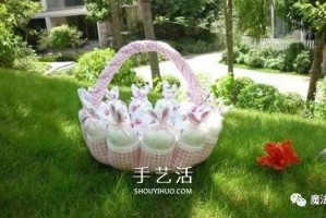 圆篮子的编织方法（圆篮子编织方法教程的角）