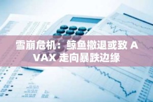 雪崩危机：鲸鱼撤退或致 AVAX 走向暴跌边缘