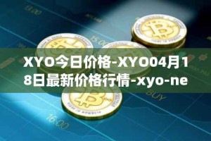 XYO今日价格-XYO04月18日最新价格行情-xyo-network最新走势消息
