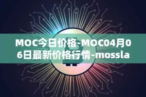 MOC今日价格-MOC04月06日最新价格行情-mossland最新走势消息